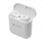 4smarts True Wireless Stereo Headset Eara TWS Buttons - безжични Bluetooth слушалки с микрофон за мобилни устройства (бял) 