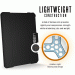 Urban Armor Gear Metropolis Folio Case - удароустойчив хибриден кейс от най-висок клас за iPad Pro 11 (2018) (черен) 9