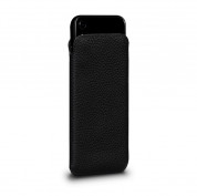 SENA UltraSlim Classic Pouch - кожен калъф (естествена кожа, ръчна изработка) за iPhone XR (черен) 1