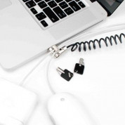 Maclocks Coiled Cable Laptop Lock - заключващ механизъм с намотка за Macbook и преносими компютри