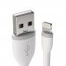 Satechi Flexible Lightning USB Cable - гъвкав USB кабел за iPhone, iPad и iPod с Lightning (бял) (15 см) 3