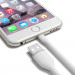 Satechi Flexible Lightning USB Cable - гъвкав USB кабел за iPhone, iPad и iPod с Lightning (бял) (15 см) 5