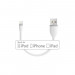 Satechi Flexible Lightning USB Cable - гъвкав USB кабел за iPhone, iPad и iPod с Lightning (бял) (15 см) 1