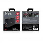 Torrii TorriiBolt 5 Ports Charging Hub (63W) With Quick Charge 3.0 - захранване с 5 x USB изхода за мобилни телефони и таблети (черен)  2