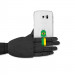 4smarts Loop Guard Finger Strap Brazil - каишка за задържане за смартфони с бразилското знаме (бял-зелен) 2
