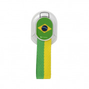 4smarts Loop Guard Finger Strap Brazil (white/green)