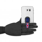 4smarts Loop-Guard Finger Strap United Kingdom - каишка за задържане за смартфони с британското знаме (черен-син) 1
