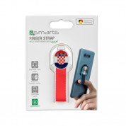 4smarts Loop-Guard Finger Strap Croatia - каишка за задържане за смартфони с хърватското знаме (бял-червен) 2