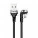 Baseus U-Shaped Mobile Game Cable - Lightning USB кабел за iPhone, iPad и iPod с Lightning (100 см) (черен) 2