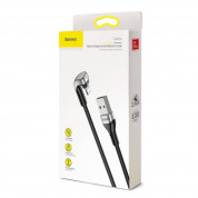 Baseus U-Shaped Mobile Game Cable - Lightning USB кабел за iPhone, iPad и iPod с Lightning (100 см) (черен) 6