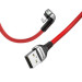 Baseus U-Shaped Mobile Game Cable - Lightning USB кабел за iPhone, iPad и iPod с Lightning (100 см) (червен) 3