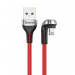 Baseus U-Shaped Mobile Game Cable - Lightning USB кабел за iPhone, iPad и iPod с Lightning (100 см) (червен) 2