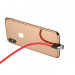 Baseus U-Shaped Mobile Game Cable - Lightning USB кабел за iPhone, iPad и iPod с Lightning (100 см) (червен) 5