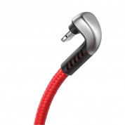 Baseus U-Shaped Mobile Game Cable USB for iPhone with Lightning conectors (red) 3