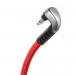 Baseus U-Shaped Mobile Game Cable - Lightning USB кабел за iPhone, iPad и iPod с Lightning (100 см) (червен) 4