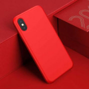 Baseus Original LSR Case - силиконов (TPU) калъф за iPhone XS Max (червен) 2