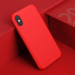 Baseus Original LSR Case - силиконов (TPU) калъф за iPhone XS Max (червен) 3