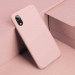Baseus Original LSR Case - силиконов (TPU) калъф за iPhone XR (розов) 3