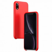 Baseus Original LSR Case - силиконов (TPU) калъф за iPhone XR (червен)
