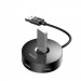 Baseus USB-A Round Box Hub Adapter - 4-портов USB хъб за компютри и лаптопи (15 см) (черен) 5