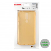 4smarts Soft Cover Invisible Slim - тънък силиконов кейс за iPhone XR (златист) 4