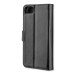 4smarts Premium Wallet Case URBAN - кожен калъф с поставка и отделение за кр. карта за iPhone 8, iPhone 7, iPhone 6 (черен-черен) 3