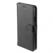 4smarts Premium Wallet Case URBAN - кожен калъф с поставка и отделение за кр. карта за iPhone 8, iPhone 7, iPhone 6 (черен-черен) 1