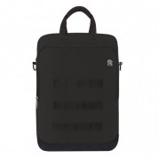 STM Ace Vertical Super Cargo - качествена чанта с дръжка и презрамка за преносими компютри до 14 инча (черен)