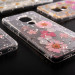4smarts Soft Cover Glamour Bouquet - силиконов (TPU) калъф с цветя за Huawei Mate 20 (прозрачен-розов) 2