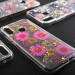 4smarts Soft Cover Glamour Bouquet - силиконов (TPU) калъф с цветя за Huawei P20 Lite (прозрачен-бял) 1