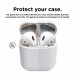 Elago AirPods Dust Guard - комплект метални предпазители против прах за Apple AirPods (розово злато-мат) 5