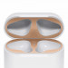Elago AirPods Dust Guard - комплект метални предпазители против прах за Apple AirPods (розово злато-мат) 1