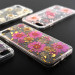 4smarts Soft Cover Glamour Bouquet - силиконов (TPU) калъф с цветя за iPhone 8, iPhone 7 (прозрачен-бял) 2
