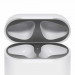 Elago AirPods Dust Guard - комплект метални предпазители против прах за Apple AirPods (тъмносив-мат) 1