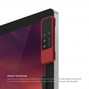 Elago R1 Intelli Case - удароустойчив силиконов калъф за Apple TV Siri Remote (червен) 3