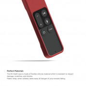 Elago R1 Intelli Case - удароустойчив силиконов калъф за Apple TV Siri Remote (червен) 4
