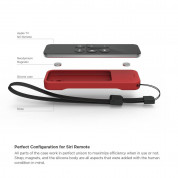 Elago R1 Intelli Case - удароустойчив силиконов калъф за Apple TV Siri Remote (червен) 7