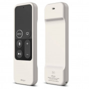 Elago R1 Intelli Case - удароустойчив силиконов калъф за Apple TV Siri Remote (бял)