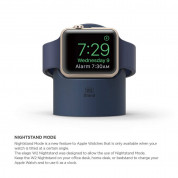 Elago W2 Watch Stand - силиконова поставка за Apple Watch (тъмносиня) 6