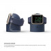 Elago W2 Watch Stand - силиконова поставка за Apple Watch (тъмносиня) 3