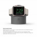 Elago W2 Watch Stand - силиконова поставка за Apple Watch (тъмносива) 4