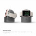 Elago W2 Watch Stand - силиконова поставка за Apple Watch (тъмносива) 6