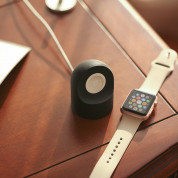 Elago W2 Watch Stand - силиконова поставка за Apple Watch (тъмносива) 4