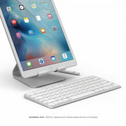 Elago P4 Stand - дизайнерска алуминиева поставка за iPad и таблети (сребриста) 5