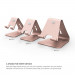 Elago P4 Stand - дизайнерска алуминиева поставка за iPad и таблети (розово злато) 3