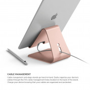 Elago P4 Stand - дизайнерска алуминиева поставка за iPad и таблети (розово злато) 6