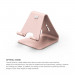 Elago P4 Stand - дизайнерска алуминиева поставка за iPad и таблети (розово злато) 2