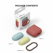 Elago Duo Hang Silicone Case - силиконов калъф за Apple Airpods (червен) 7