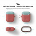 Elago Duo Hang Silicone Case - силиконов калъф за Apple Airpods (червен) 5