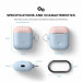 Elago Duo Hang Silicone Case - силиконов калъф за Apple Airpods (светлосин) 4